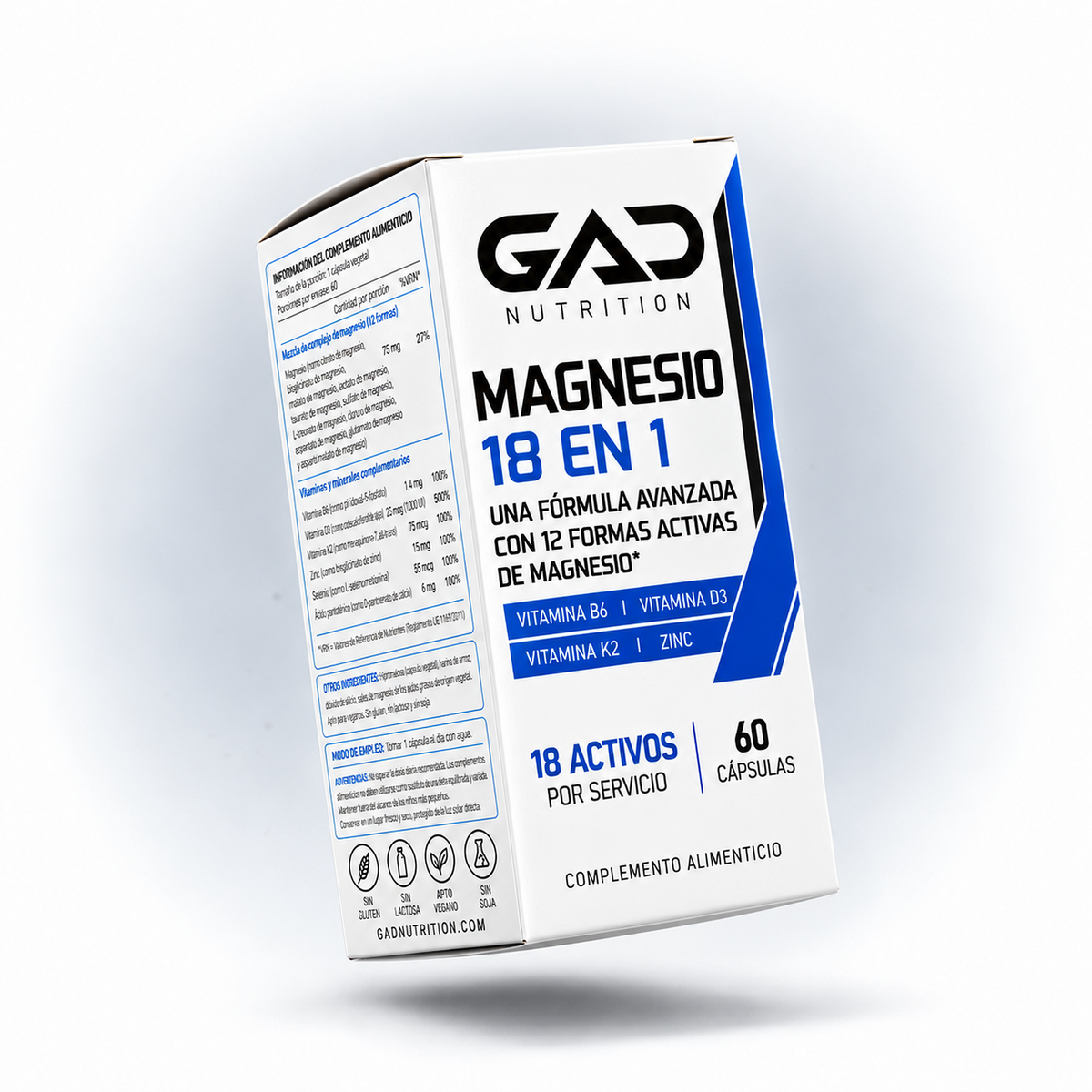 COMPLEJO DE MAGNESIO 18 EN 1 - GAD NUTRITION