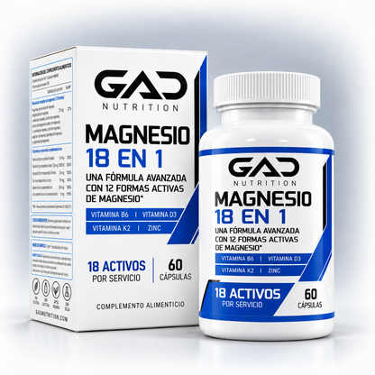 COMPLEJO DE MAGNESIO 18 EN 1 - GAD NUTRITION