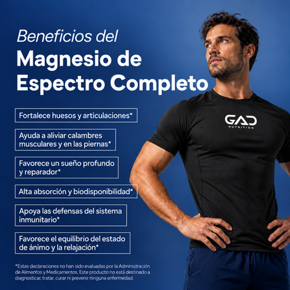 COMPLEJO DE MAGNESIO 18 EN 1 - GAD NUTRITION