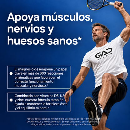 COMPLEJO DE MAGNESIO 18 EN 1 - GAD NUTRITION